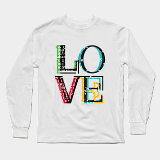 LOVE illustration text Long Sleeve T-Shirt